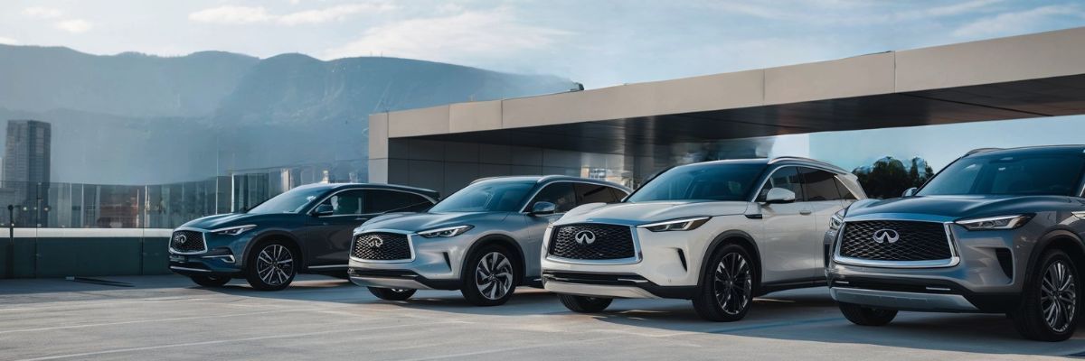 2025 Infiniti Line up Infiniti Certified Auto Body Repair New Beginnings Collision Center Infiniti certified collision repair line up of Infiniti models