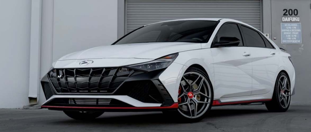 Auto Body Shop hyundai parked outside